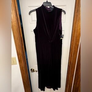 Velvet maxi dress
